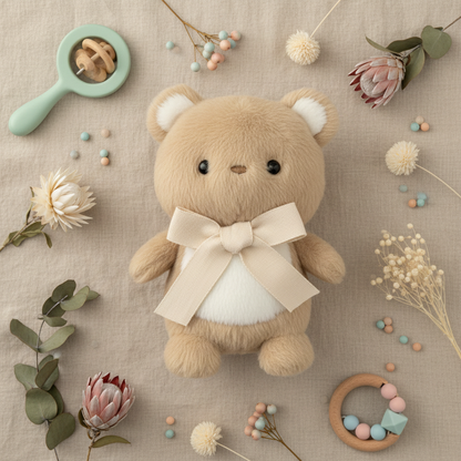 Nuffie knuffelbeer als persoonlijk cadeau met eigen stemopname